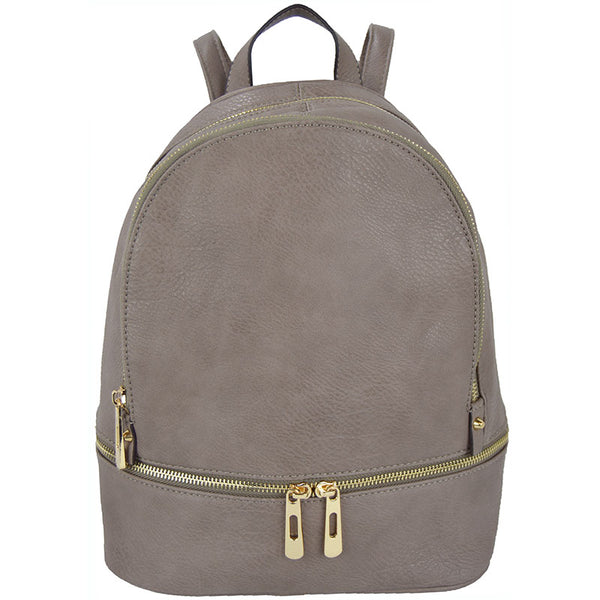 Navy Backpack - rose gold hardware