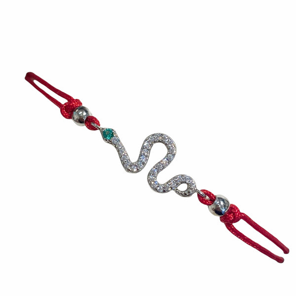 Sparkle Snake Red Thread Bracelet – Noellery