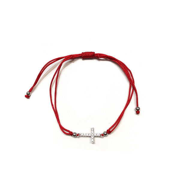 Infinity CZ Red Thread Bracelet – Noellery