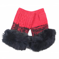 Fur Fingerless Gloves