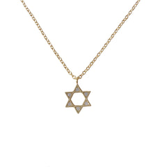 Tiny Star Of David Necklace