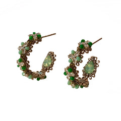 Kerry Flowers Antique Hoops