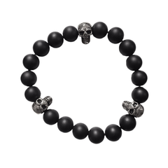 Joellery Skull Beaded Bracelet