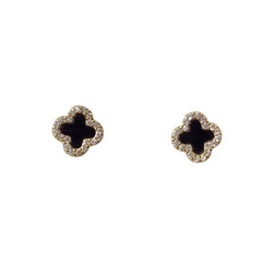 Flora (S) Onyx Studs