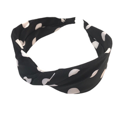 Polka Dot Twisted Headband