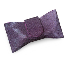 Mona Glitter Bow Clutch