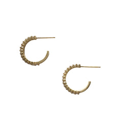 Kerry Baguette Hoops Studs