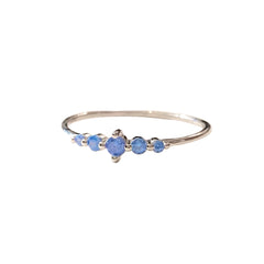 Noelia Aquamarine Gemstone Prong Ring