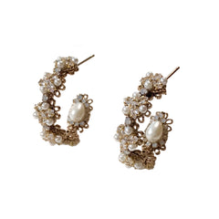 Kerry Flowers Antique Hoops