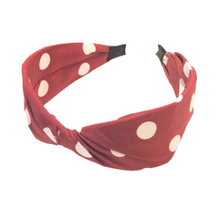 Polka Dot Twisted Headband