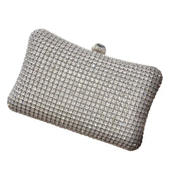 Rhinestone Evening Pillow Clutch