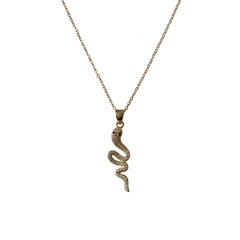 Sassy Snake Onyx Necklace