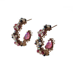 Kerry Flowers Antique Hoops