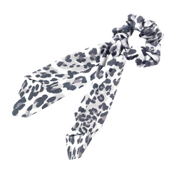 Hair Ponytail Scrunchie Scarf Leopard