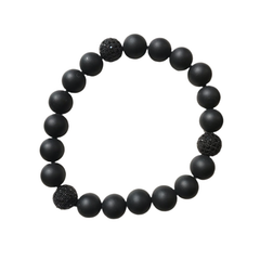 Joellery Beaded Onyx Bracelet