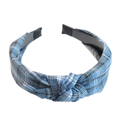 Plaid Knotted Headband