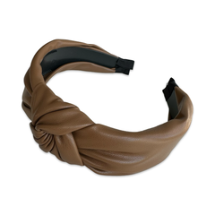 Leather Knot Headband