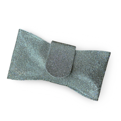 Mona Glitter Bow Clutch