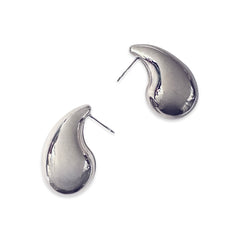 Stainless Steel Teardrop Extra Large Stud