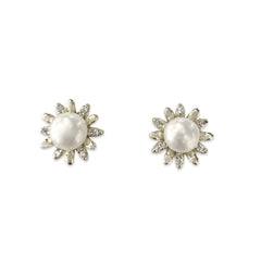 Pearlea Daisy Sparkle Studs