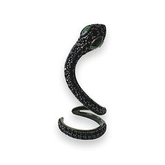 Sandy Snake Cuff Stud Earring