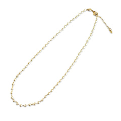 Gold Filled Pearl Choker Necklace