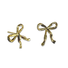 Ribbon Bow Studs