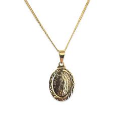 Gold Filled Guadalupe Necklace