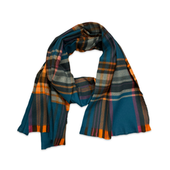 Mona Plaid Check Scarf