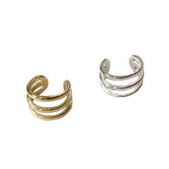 Kufleen Small Triple Lines Ear Cuff