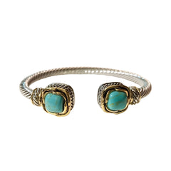 Dyana Square CZ Cuff Bracelet