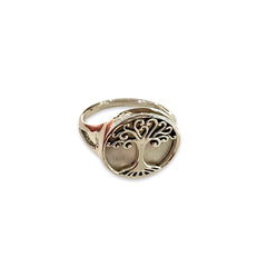 Tree Of Life Gemstone Ring