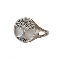 Tree Of Life Gemstone Ring