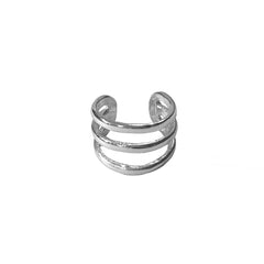 Kufleen Small Triple Lines Ear Cuff