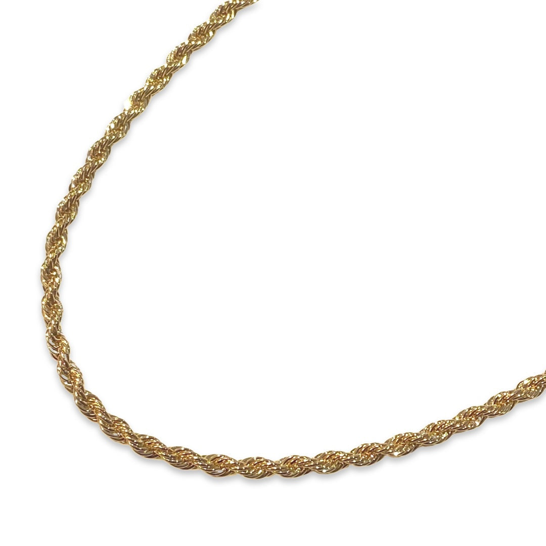 18K Gold Filled 7MM Rope Chain Necklacelayering Gold Chain Necklace18k Gold  Filled Chain Choker rope Link Chain Choker Rope Choker 