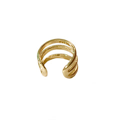 Kufleen Small Triple Lines Ear Cuff