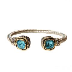 Dyana Square CZ Cuff Bracelet