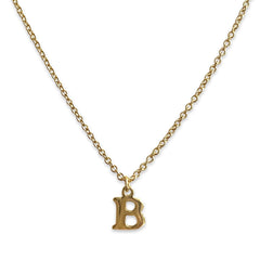 Initial Typeface Necklace