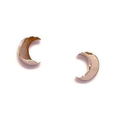 Luna Crescent Moon Studs