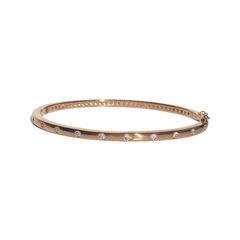 Noellery Snap Sparkle Bangle Bracelet