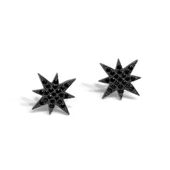 Starburst Pave Jumbo Studs