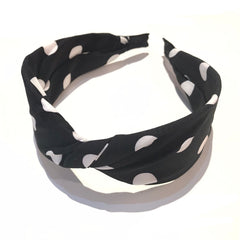 Polka Dot Twisted Headband