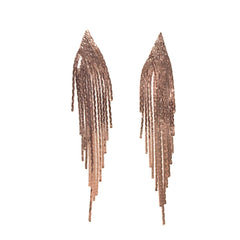 Kerry Metal Tassel Earrings