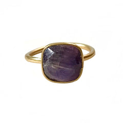 Felice Square Ring Sapphire