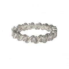 Noelia Eternity Slant Ring