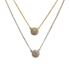 Adriene Round Classic Necklace