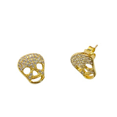 Skull Sparkle Studs