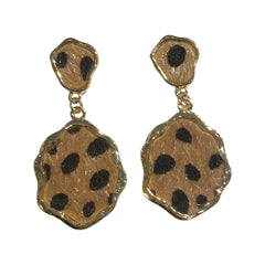 Kory Leopard Earrings