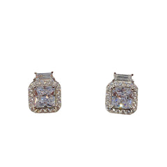 Adriene Birthstone Square Studs