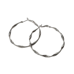 Crysta Ribbon Hoops